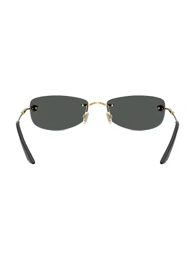 Versace Men's Runway 60MM Rectangular Sunglasses - Gold | Thumbnail 4 Versace Men's Runway 60MM Rectangular Sunglasses - Gold | Thumbnail 4