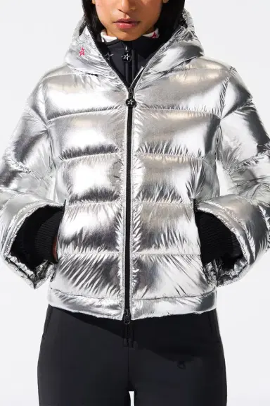 Perfect Moment Polar Flare Ski Jacket II - Silver Foil | Thumbnail 2