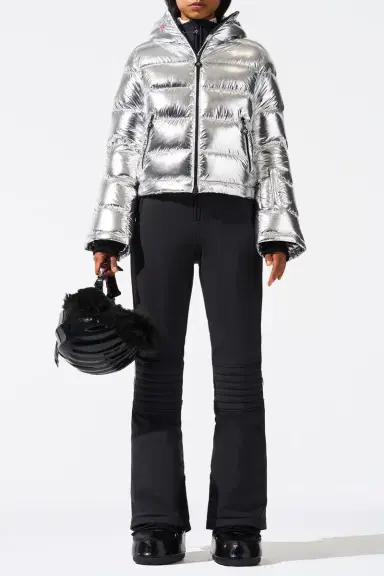 Perfect Moment Polar Flare Ski Jacket II - Silver Foil | Thumbnail 3