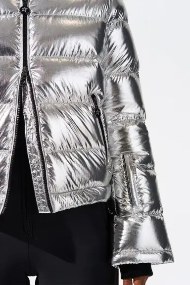 Perfect Moment Polar Flare Ski Jacket II - Silver Foil | Thumbnail 7