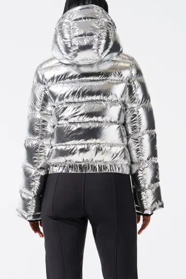 Perfect Moment Polar Flare Ski Jacket II - Silver Foil | Thumbnail 8