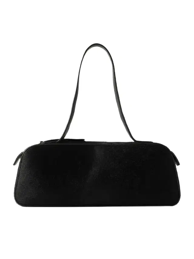Simona Leather-trimmed Calf Hair Shoulder Bag