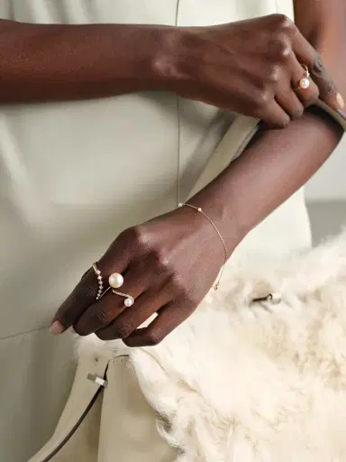 Mizuki 14-karat Gold, Pearl And Diamond Ring | Thumbnail 5 Mizuki 14-karat Gold, Pearl And Diamond Ring | Thumbnail 5
