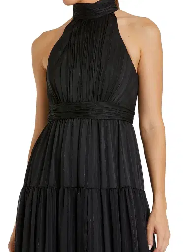 Mac Duggal Women's Satin Halter Gown - Black - Size 14 | Thumbnail 3 Mac Duggal Women's Satin Halter Gown - Black - Size 14 | Thumbnail 3