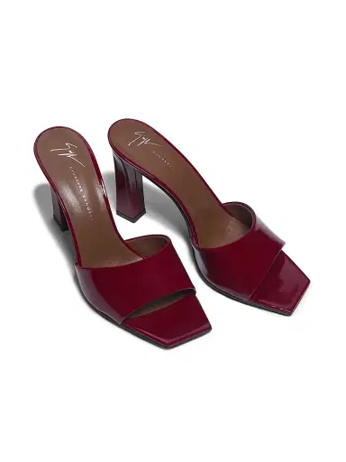 Giuseppe Zanotti Women's Maya 90MM Leather Sandals - Viper - Size 11 | Thumbnail 4