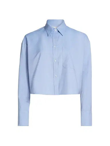 TWP Women's Little Big Joe Cropped Oxford Shirt | Thumbnail 1 TWP Women's Little Big Joe Cropped Oxford Shirt | Thumbnail 1