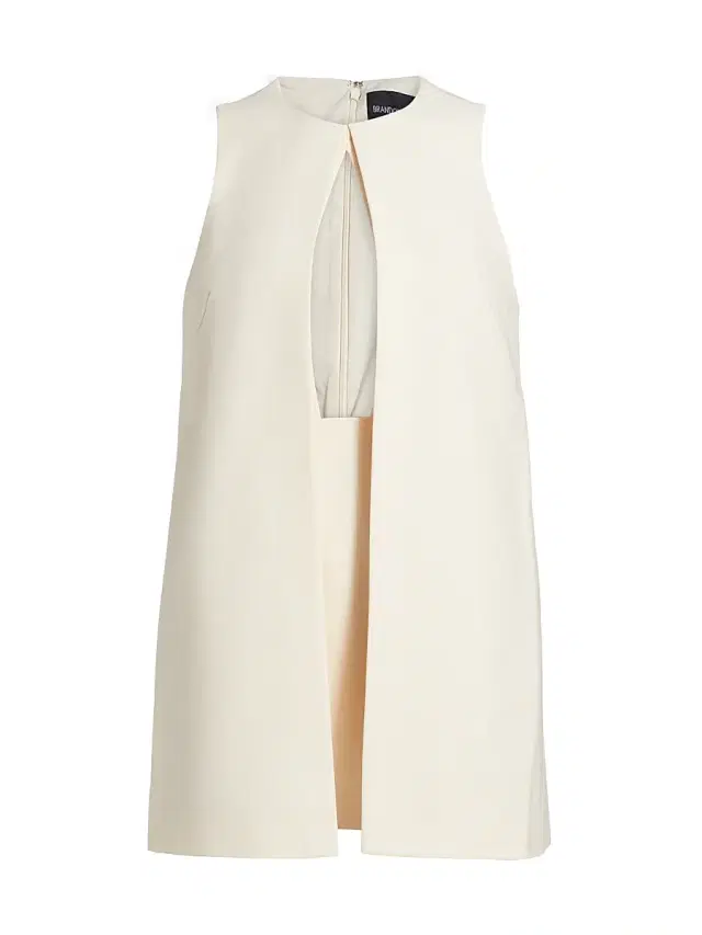 Women's The Cory Split-Front Crêpe Minidress -