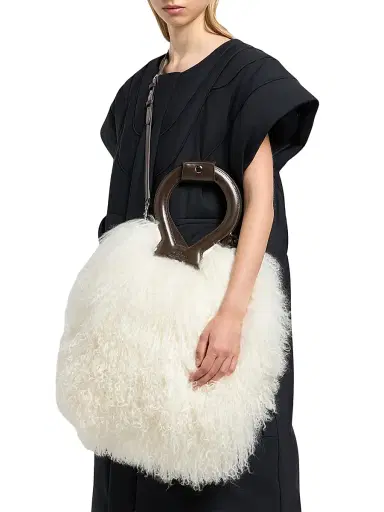 Moose Knuckles Women's Luar Brooke Sheepskin & Leather Bag | Thumbnail 2 Moose Knuckles Women's Luar Brooke Sheepskin & Leather Bag | Thumbnail 2