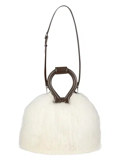 Moose Knuckles Women's Luar Brooke Sheepskin & Leather Bag | Thumbnail 1 Moose Knuckles Women's Luar Brooke Sheepskin & Leather Bag | Thumbnail 1