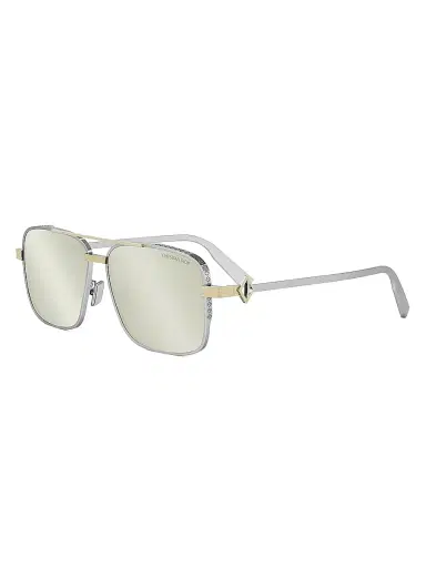 Dior Men's CD Diamond S9U Sunglasses - Silver Palladium | Thumbnail 1 Dior Men's CD Diamond S9U Sunglasses - Silver Palladium | Thumbnail 1