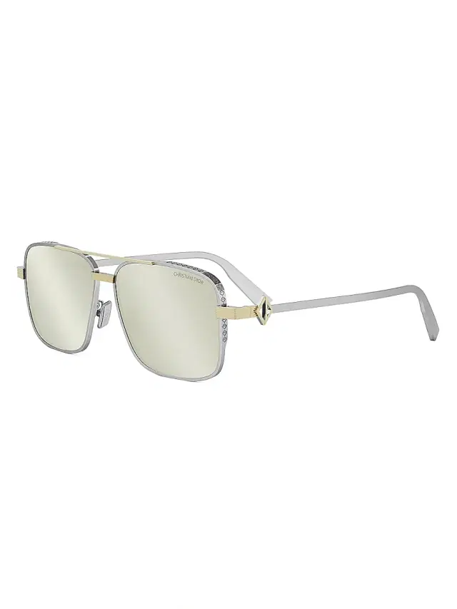 Dior Men's CD Diamond S9U Sunglasses - Silver Palladium