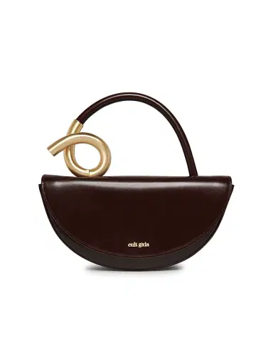Cult Gaia Women's Azariah Leather Top Handle Bag - Espresso | Thumbnail 1 Cult Gaia Women's Azariah Leather Top Handle Bag - Espresso | Thumbnail 1