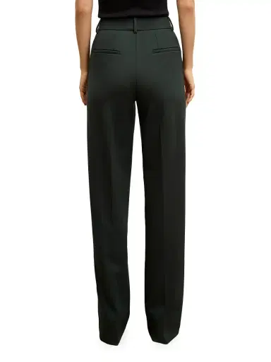 M.M.LaFleur Women's Tinsley Flex Suiting Pant - Chocolate Torte Melange | Thumbnail 2 M.M.LaFleur Women's Tinsley Flex Suiting Pant - Chocolate Torte Melange | Thumbnail 2