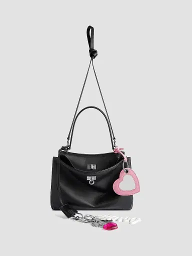 Balenciaga Women's Rodeo Small Handbag Used Effect with One Charm | Thumbnail 7 Balenciaga Women's Rodeo Small Handbag Used Effect with One Charm | Thumbnail 7