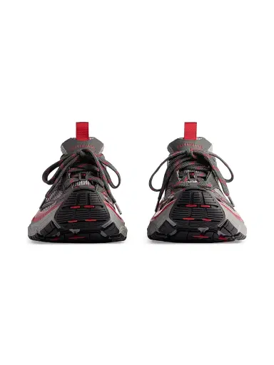 Balenciaga Men's 6XL Sneakers - Red Grey Black - Size 11 | Thumbnail 3