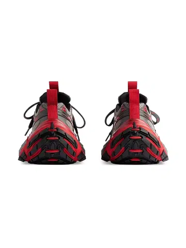 Balenciaga Men's 6XL Sneakers - Red Grey Black - Size 11 | Thumbnail 4