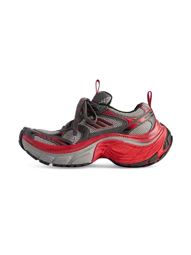Balenciaga Men's 6XL Sneakers - Red Grey Black - Size 11 | Thumbnail 5