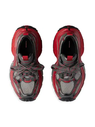 Balenciaga Men's 6XL Sneakers - Red Grey Black - Size 11 | Thumbnail 6