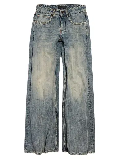 Balenciaga Women's Low Waist Baggy Pants - Blue - Size Medium | Thumbnail 1