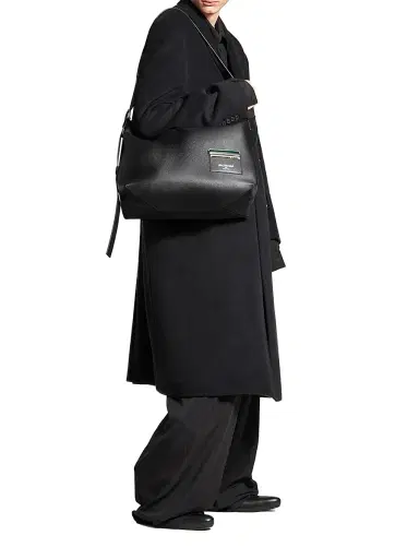 Balenciaga Men's Credit Large Messenger Bag - Black | Thumbnail 2 Balenciaga Men's Credit Large Messenger Bag - Black | Thumbnail 2