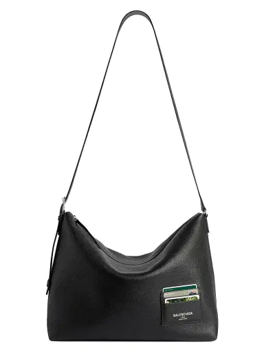 Balenciaga Men's Credit Large Messenger Bag - Black | Thumbnail 6 Balenciaga Men's Credit Large Messenger Bag - Black | Thumbnail 6