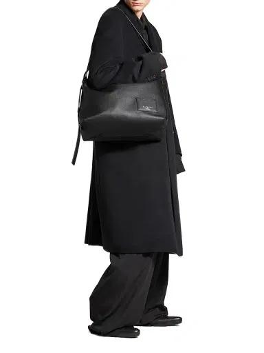 Balenciaga Men's Credit Large Messenger Bag - Black | Thumbnail 8 Balenciaga Men's Credit Large Messenger Bag - Black | Thumbnail 8