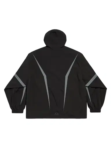Balenciaga Men's Loop Sports Icon Large Tracksuit Jacket - Black Grey - Size Small | Thumbnail 2 Balenciaga Men's Loop Sports Icon Large Tracksuit Jacket - Black Grey - Size Small | Thumbnail 2