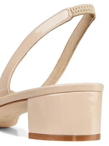 Manolo Blahnik Women's Aspro Patent Leather Slingback Pumps - Cream - Size 8.5 | Thumbnail 5 Manolo Blahnik Women's Aspro Patent Leather Slingback Pumps - Cream - Size 8.5 | Thumbnail 5