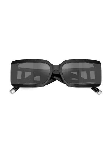 Tiffany & Co. Women's Tiffany T 62MM Rectangular Sunglasses - Dark Grey Black | Thumbnail 5 Tiffany & Co. Women's Tiffany T 62MM Rectangular Sunglasses - Dark Grey Black | Thumbnail 5
