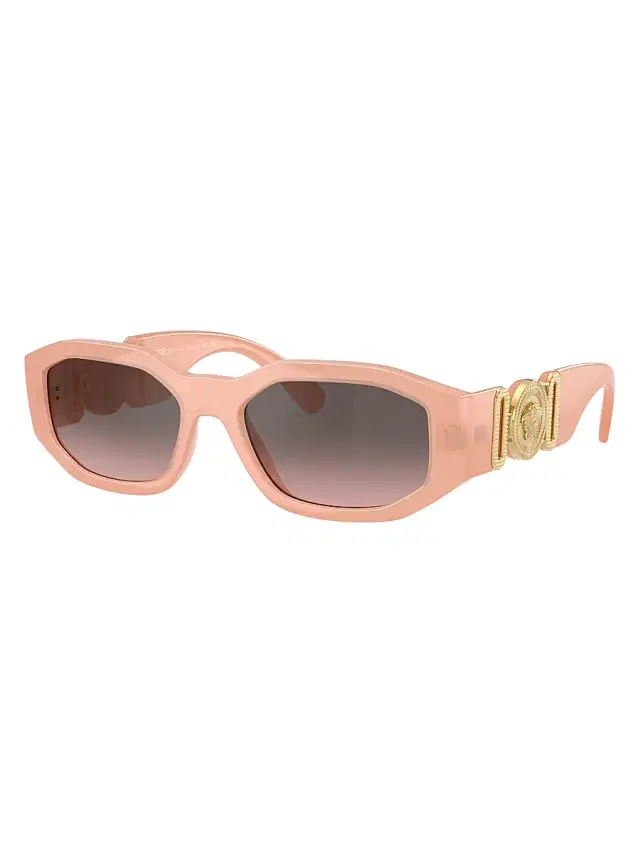 Versace Women's 0VE4361 53MM Hexagon Sunglasses - Pink Grey