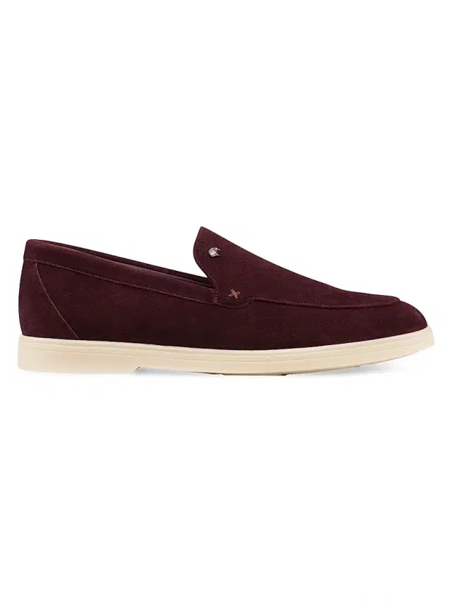 Men's Suede Loafers - Peanut Brown