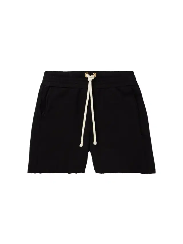 Les Tien Straight-Leg Heavyweight Structured-Fleece Cotton-Jersey Drawstring Shorts - Men