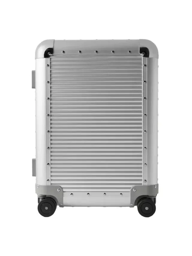 Bank Spinner 55cm Rubber-Trimmed Aluminium Suitcase - Men