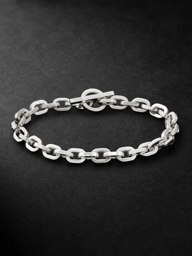 M. COHEN Cuadro Toggle Sterling Silver Chain Bracelet - Men