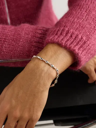 M. COHEN Neo Sterling Silver Chain Bracelet - Men | Thumbnail 2