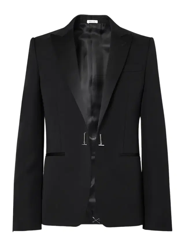 Slim-Fit Silk-Trimmed Grain de Poudre Wool Blazer - Men