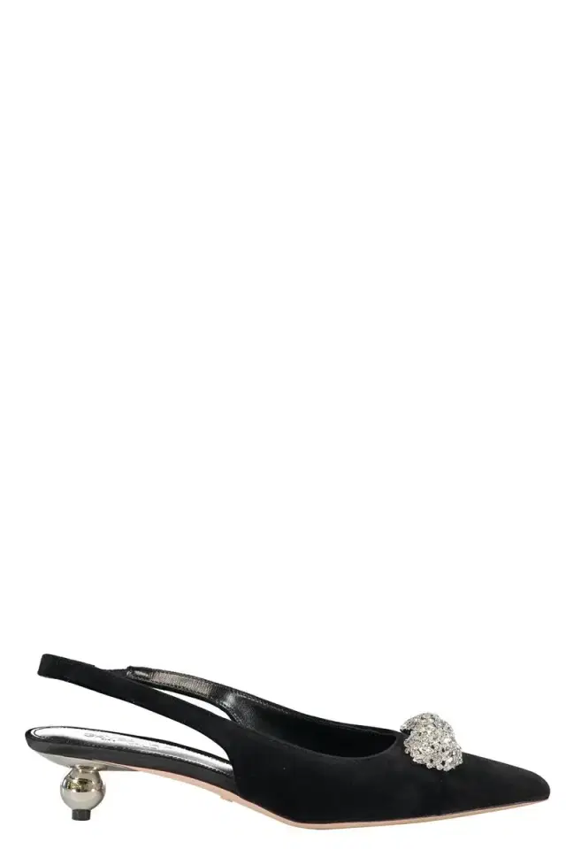 Giambattista Valli Crystal Embellished Slingback Heels