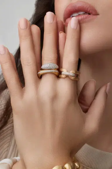 NANIS Diamond Link Ring | Thumbnail 3