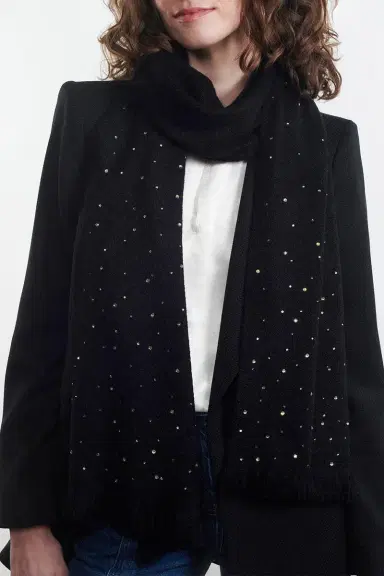 JANE CARR The Krug Scarf - Noir | Thumbnail 3