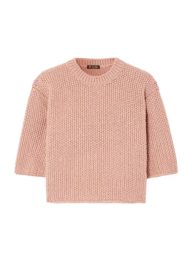 Loro Piana Boccioleto Crocheted Mohair-blend Sweater