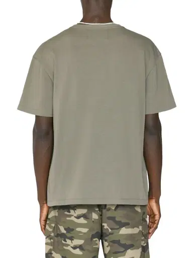 Frame Men's FRM Logo Print T-Shirt - Old Green | Thumbnail 3