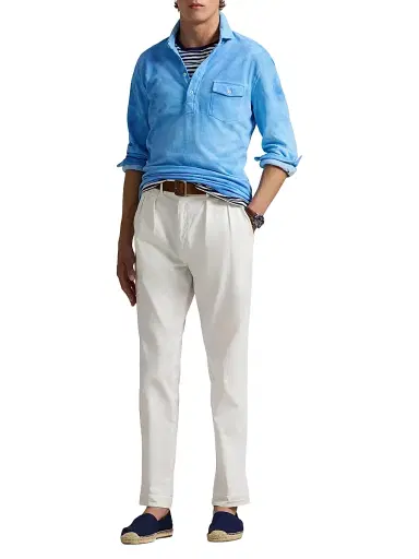 Polo Ralph Lauren Men's Garment-Dyed Mesh Polo Shirt | Thumbnail 2