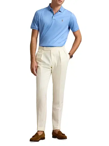 Polo Ralph Lauren Men's Classic-Fit Soft Cotton Polo Shirt - Sky Blue | Thumbnail 2