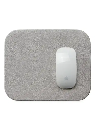 Graphic Image Leather Mouse Pad - Platinum Metallic | Thumbnail 1 Graphic Image Leather Mouse Pad - Platinum Metallic | Thumbnail 1