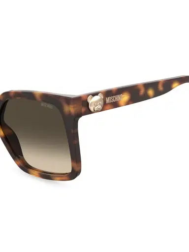 Moschino Women's 55MM Square Sunglasses - Tortoise | Thumbnail 2