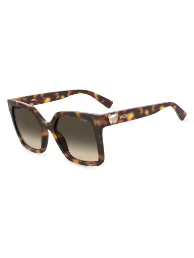 Moschino Women's 55MM Square Sunglasses - Tortoise | Thumbnail 1