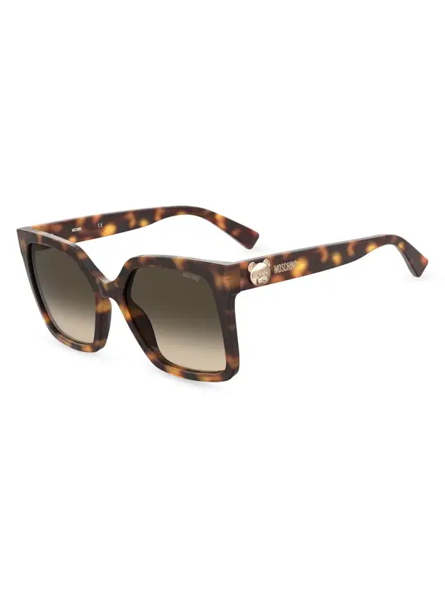 Women's 55MM Square Sunglasses - Tortoise