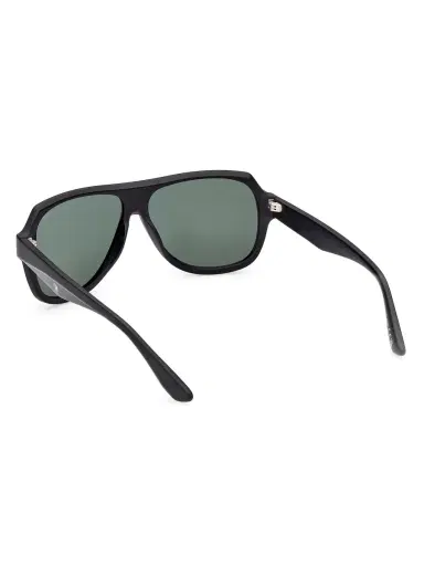 BMW Men's 59MM Pilot Sunglasses - Matte Black Green | Thumbnail 3 BMW Men's 59MM Pilot Sunglasses - Matte Black Green | Thumbnail 3