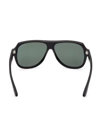 BMW Men's 59MM Pilot Sunglasses - Matte Black Green | Thumbnail 4 BMW Men's 59MM Pilot Sunglasses - Matte Black Green | Thumbnail 4