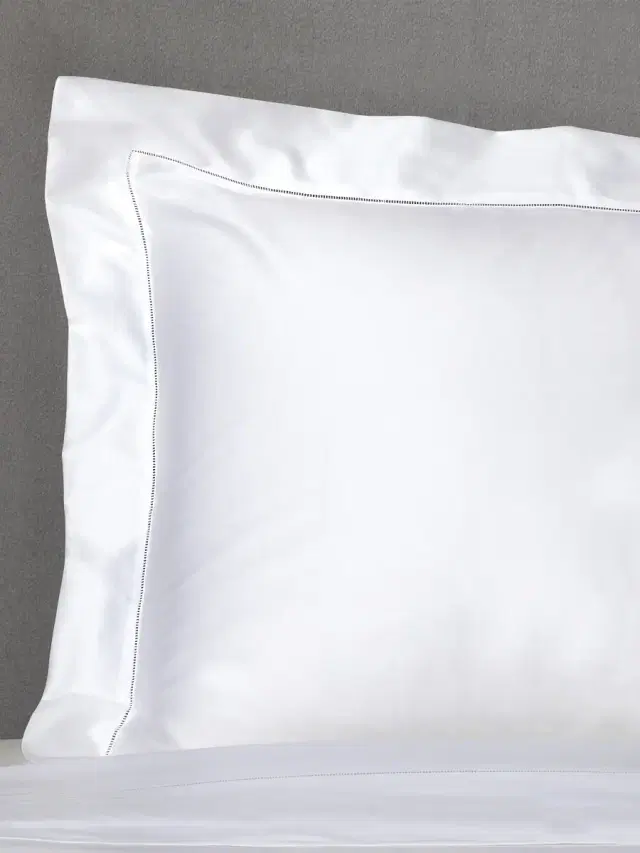 Giza 45 Sateen Boudoir Sham - White